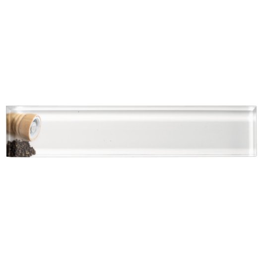 Pfeffermühle Namensplakette (Vorderseite)