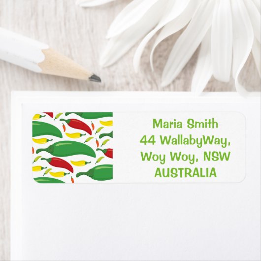 Pfeffermuster aus Chili (Insitu)