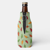 Pfeffermuster aus Chili Flaschenkühler (Flasche Rückseite)