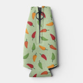 Pfeffermuster aus Chili Flaschenkühler (Rückseite)