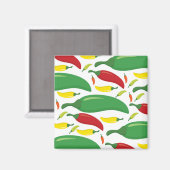 Pfeffermuster aus Chili Magnet (Vorderseite/Rückseite)