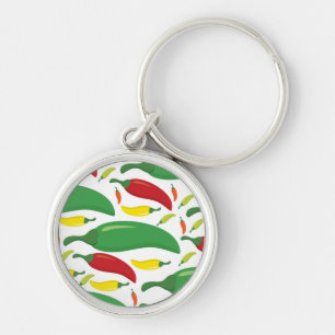 Pfeffermuster aus Chili Schlüsselanhänger