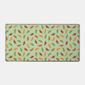 Pfeffermuster aus Chili Schreibtischunterlage (Vorderseite)