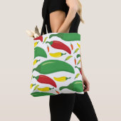 Pfeffermuster aus Chili Tasche (Von Nahem)