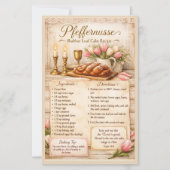 Pfeffernusse-Schabbat-Gugelhupf, rustikale pinke R (Vorderseite)