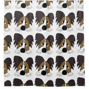 Pfefferpapillon Duschvorhang