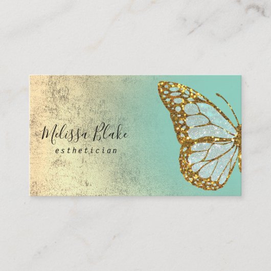 Pfefferschmetterlingsdesign Visitenkarte (Vorderseite)