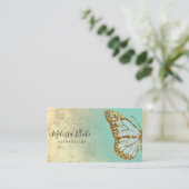 Pfefferschmetterlingsdesign Visitenkarte (Stehend Vorderseite)