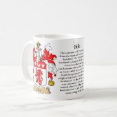 Pfeife, der Ursprung, die Bedeutung und das Wappen Kaffeetasse (Vorderseite Links)