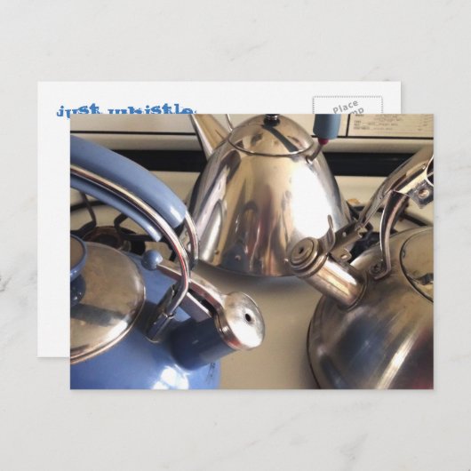 Pfeife einfach... postkarte (Vorne/Hinten)