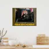 Pfeife und Anbetung Poster (Küche)