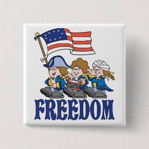 Pfeife und Drum Corps Button