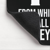 Pfeifen an all diesen Graveyards Mousepad (Ecke)