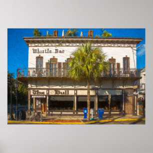 pfeifen Bar Key West Poster