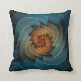 Pfeifen im dunklen Türkis u. in dem orange Kissen