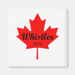 Pfeifen Kanada 1975 Farbe des roten Ahornblattes Magnet