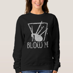 Pfeifen mich Dudelsack Übung Sweatshirt