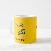 Pfeifen mit den Augen mildern Kaffee Tasse (Vorderseite Links)