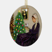 Pfeifen Mutter und ihre Guinea Schweinefleisch Keramikornament (Rechts)