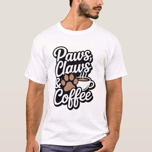 Pfeifen und Kaffee-T - Shirt (Vorderseite)