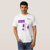 Pfeifen von Cartoon - Angewohnt für Männer T-Shirt (Vorne ganz)