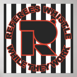 pfeifen während der Arbeit Poster