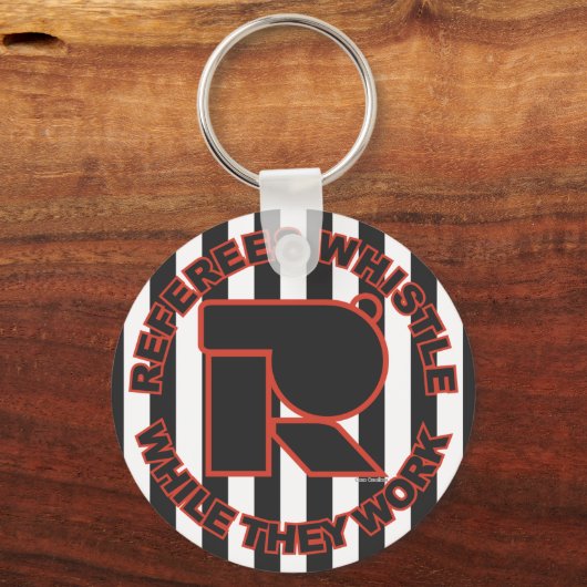 pfeifen während der Arbeit Schlüsselanhänger (Vorderseite)