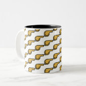 pfeifen zweifarbige tasse (Vorderseite Links)