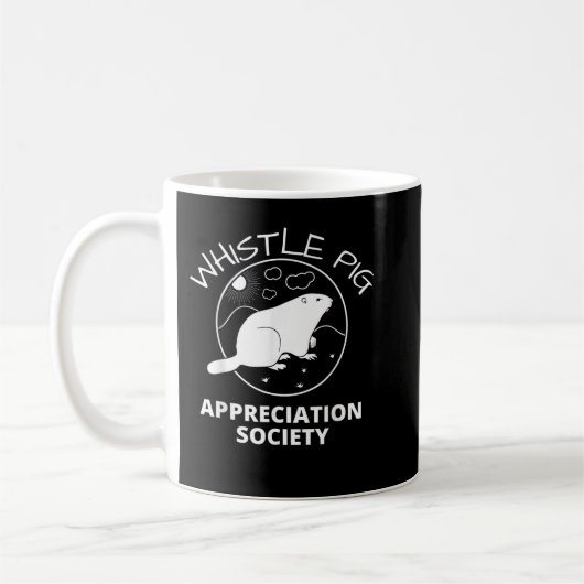 Pfeifenaufwertungsgesellschaft - Groundhog Kaffeetasse (Links)