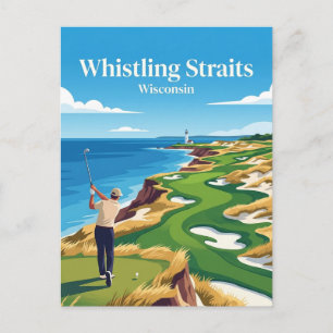 Pfeifende Meerenge USA Postkarte