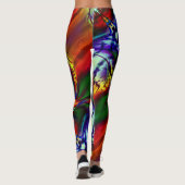 Pfeifenfarbe Leggings (Rückseite)