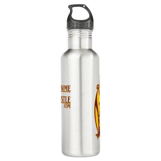 Pfeifenflasche Edelstahlflasche (Rückseite)