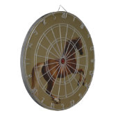 Pfeifenjacke das Pferd (von George Stubbs) Dartscheibe (Vorderseite Links)