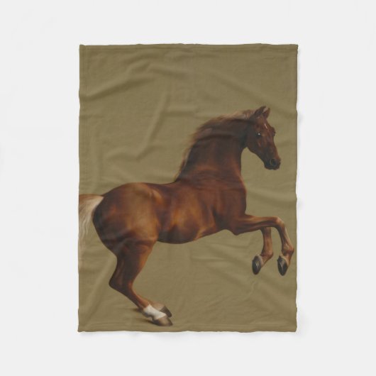 Pfeifenjacke das Pferd (von George Stubbs) Fleecedecke (Vorderseite)