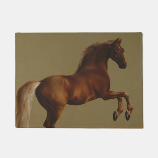 Pfeifenjacke das Pferd (von George Stubbs) Fußmatte (Vorderseite)