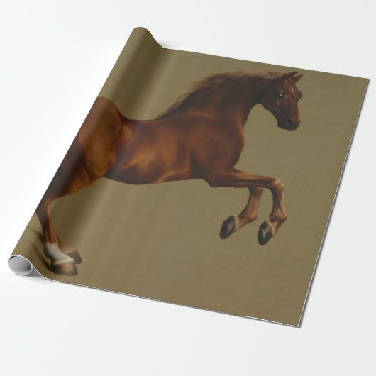 Pfeifenjacke das Pferd (von George Stubbs) Geschenkpapier (Ungerollt)