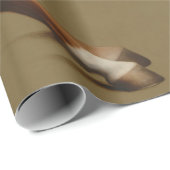 Pfeifenjacke das Pferd (von George Stubbs) Geschenkpapier (Rolleneckpunkt)