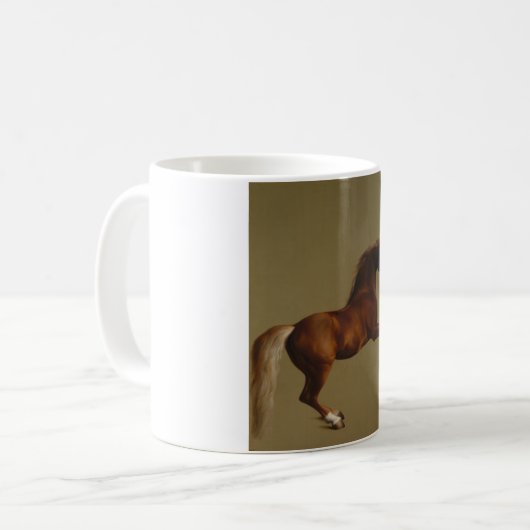 Pfeifenjacke das Pferd (von George Stubbs) Kaffeetasse (Vorderseite Links)