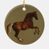 Pfeifenjacke das Pferd (von George Stubbs) Keramik Ornament (Hinten)