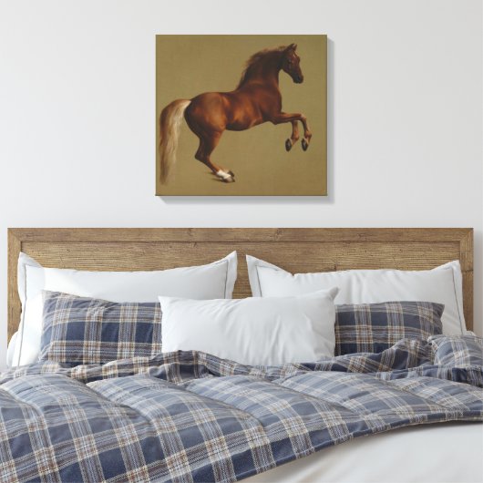 Pfeifenjacke das Pferd (von George Stubbs) Leinwanddruck (Insitu (Schlafzimmer))