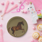 Pfeifenjacke das Pferd (von George Stubbs) Pappteller (Party)