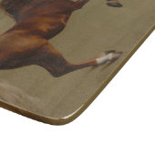 Pfeifenjacke das Pferd (von George Stubbs) Schneidebrett (Ecke)