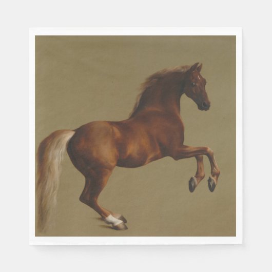 Pfeifenjacke das Pferd (von George Stubbs) Serviette (Vorderseite)