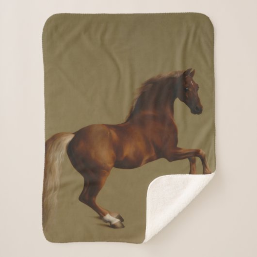 Pfeifenjacke das Pferd (von George Stubbs) Sherpadecke (Vorderseite)