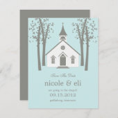 Pfeifenkapelle Hochzeit Sichern Sie die Datumskart Save The Date (Vorne/Hinten)