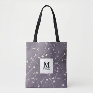 Pfeifenmuster Monogramm Totbeutel Tasche