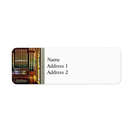 Pfeifenorgan in der Kirche (Vorne)