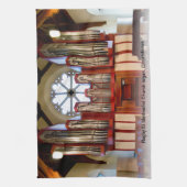 Pfeifenorgel Christchurch Geschirrtuch (Vertikal)