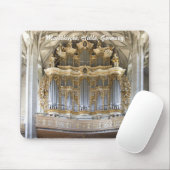 Pfeifenorgel in Marktkirche, Halle mousepad (Mit Mouse)