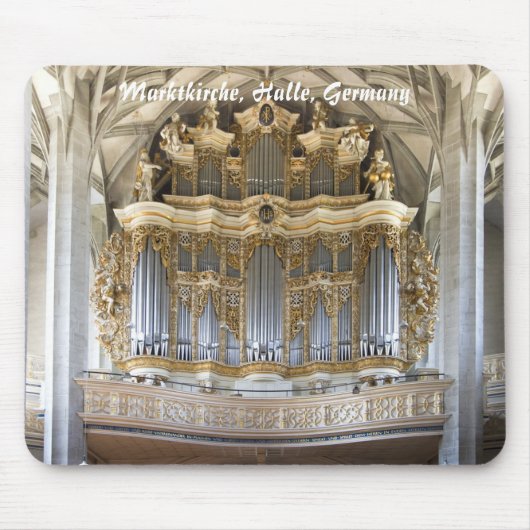 Pfeifenorgel in Marktkirche, Halle mousepad (Vorne)